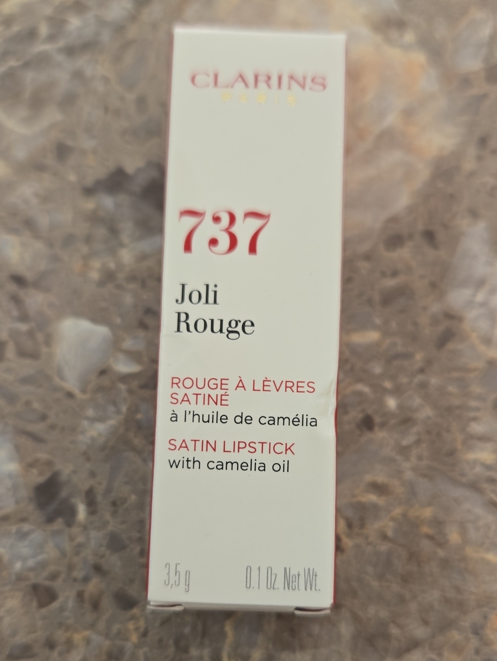 Clarins Joli Rouge  Satin Lipstick 737 - Spicy Cinnamon